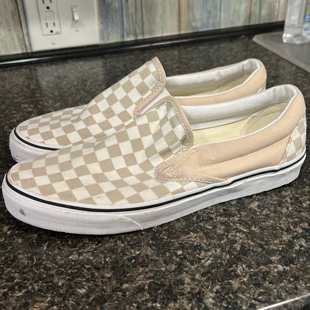 Vans Checkerboard Slip Ons
